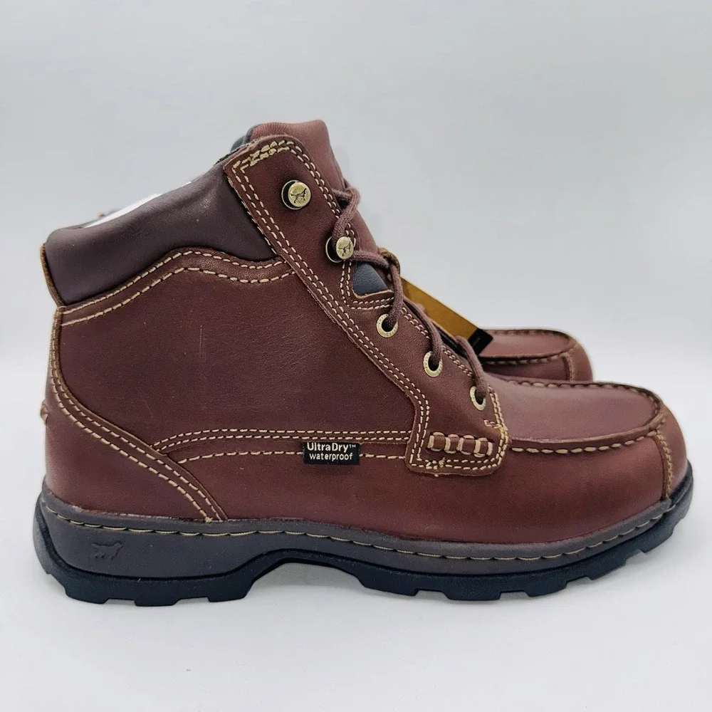 Irish Setter Soft Paw Boots Men's Size 9 D Brown Leather Chukka Bootie